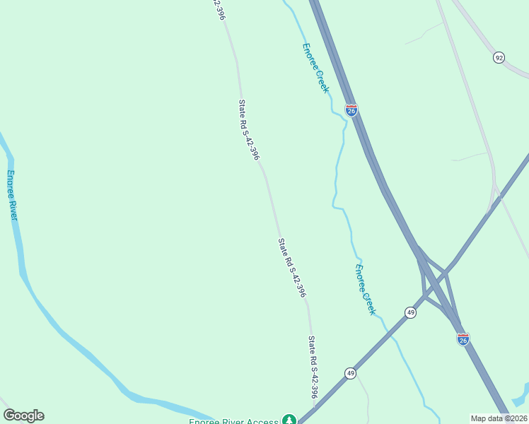 map of restaurants, bars, coffee shops, grocery stores, and more near 1950 State Road S-42-396 in Enoree