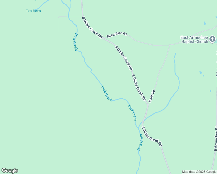 map of restaurants, bars, coffee shops, grocery stores, and more near 4706 South Dicks Creek Road in LaFayette