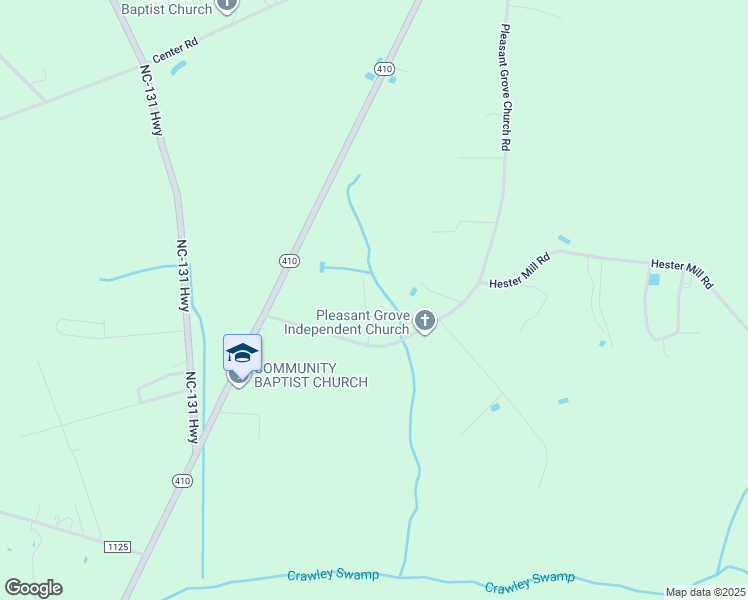 map of restaurants, bars, coffee shops, grocery stores, and more near 108 Parsonage Road in Bladenboro