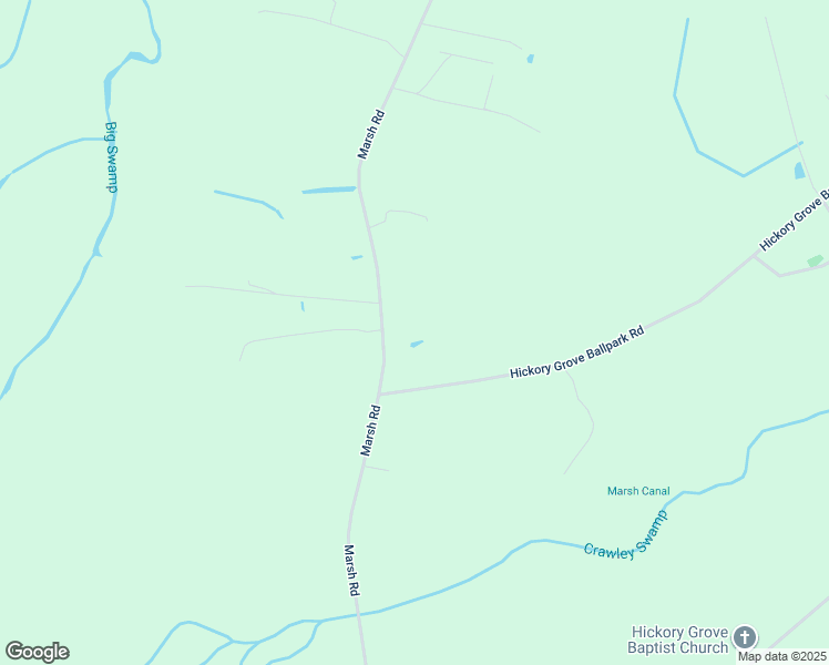 map of restaurants, bars, coffee shops, grocery stores, and more near 4877 Marsh Road in Bladenboro