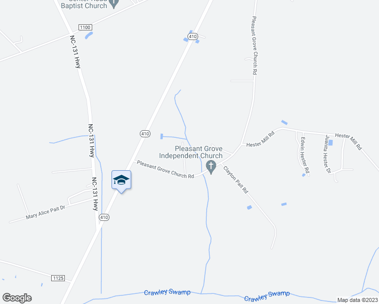map of restaurants, bars, coffee shops, grocery stores, and more near 108 Parsonage Road in Bladenboro