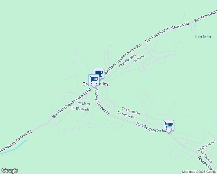 map of restaurants, bars, coffee shops, grocery stores, and more near Calle El Monte in Green Valley