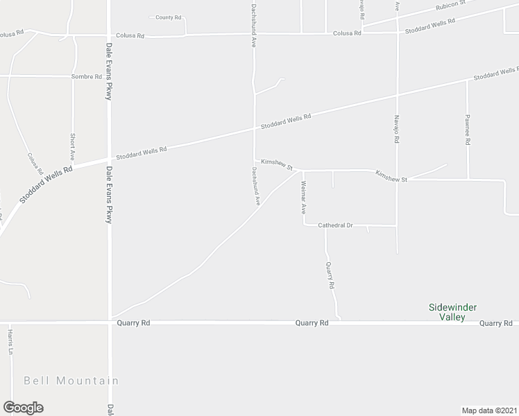 map of restaurants, bars, coffee shops, grocery stores, and more near Dachshund Avenue in Apple Valley