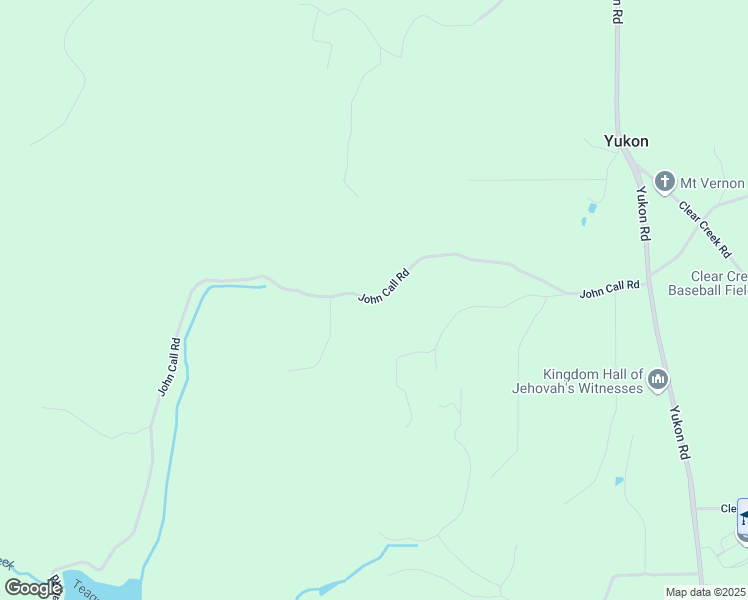 map of restaurants, bars, coffee shops, grocery stores, and more near John Call Road in Ellijay