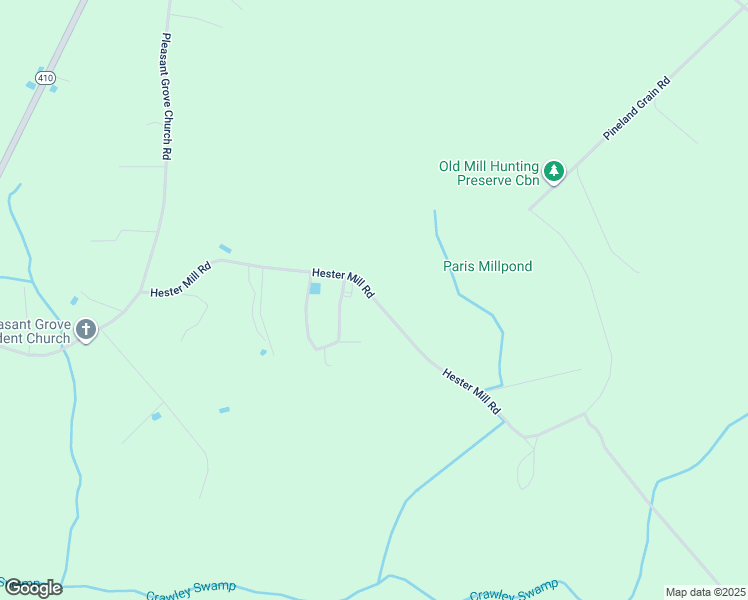 map of restaurants, bars, coffee shops, grocery stores, and more near Hester Mill Road in Bladen County
