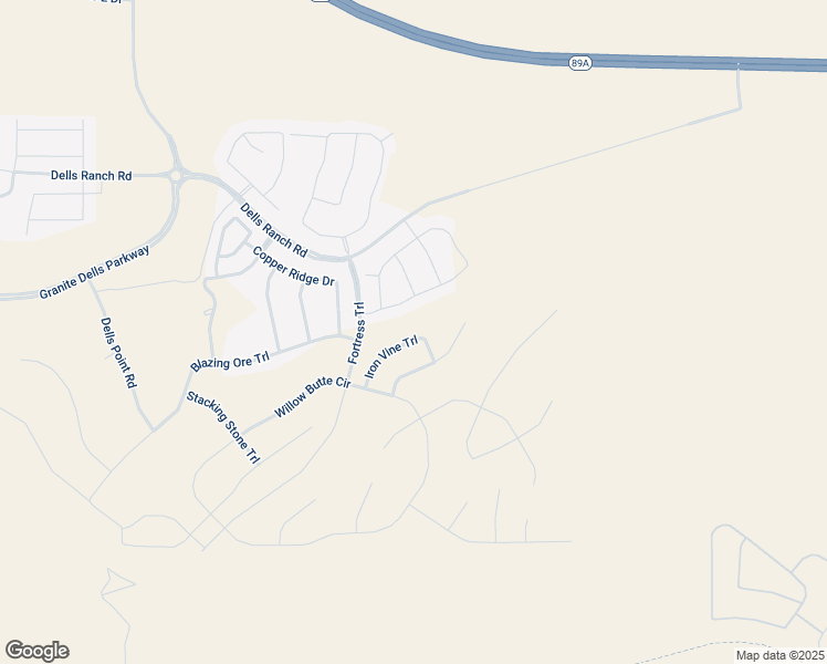 map of restaurants, bars, coffee shops, grocery stores, and more near 5254 Iron Vine Trail in Prescott