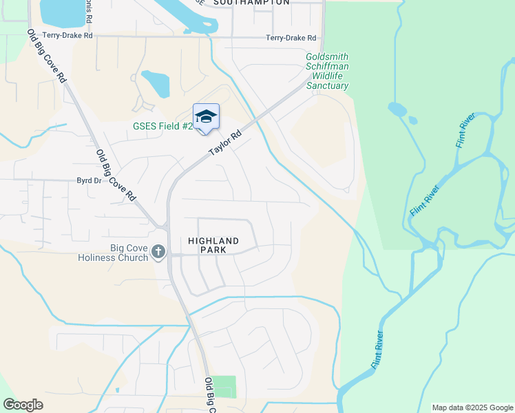 map of restaurants, bars, coffee shops, grocery stores, and more near 7581 Crestridge Drive Southeast in Owens Cross Roads