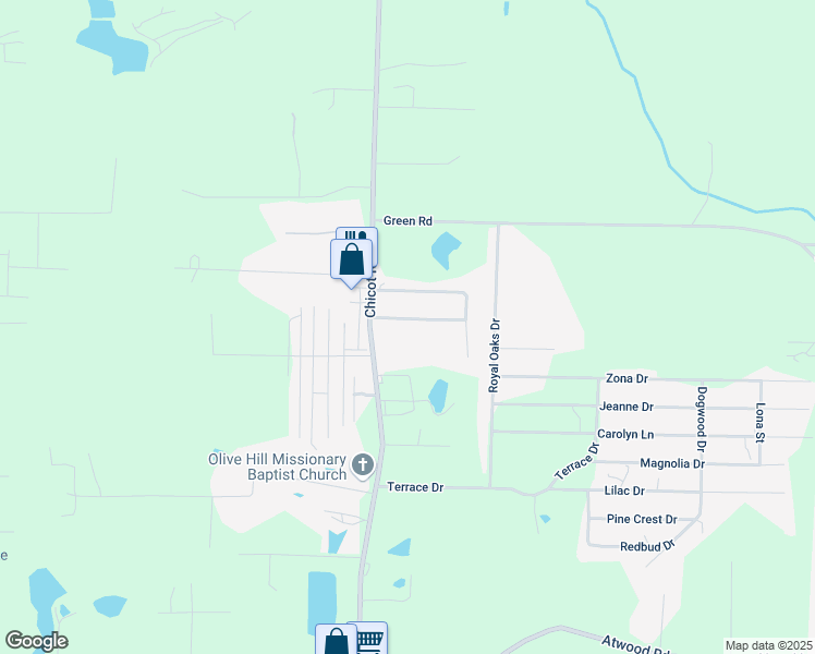 map of restaurants, bars, coffee shops, grocery stores, and more near 7316 Oakley Drive in Saline County