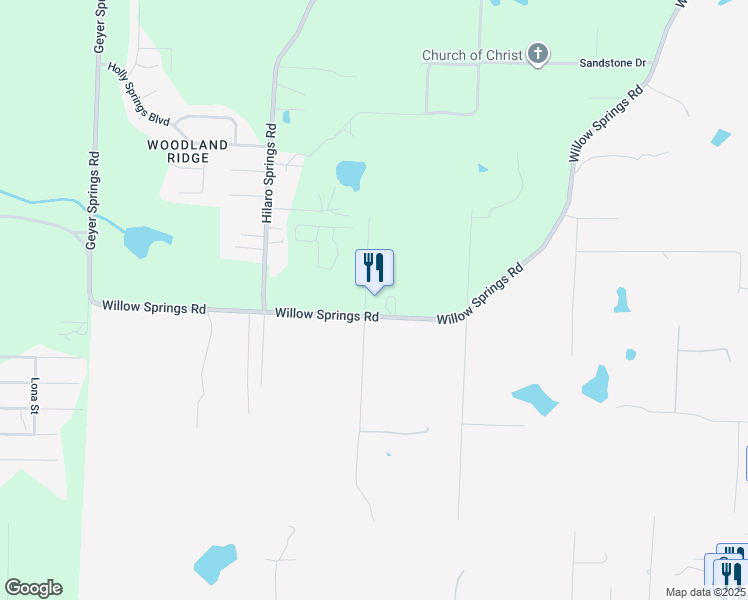 map of restaurants, bars, coffee shops, grocery stores, and more near 12423 Sandy Ann Drive in Little Rock
