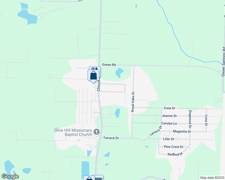 map of restaurants, bars, coffee shops, grocery stores, and more near 7316 Oakley Drive in Saline County