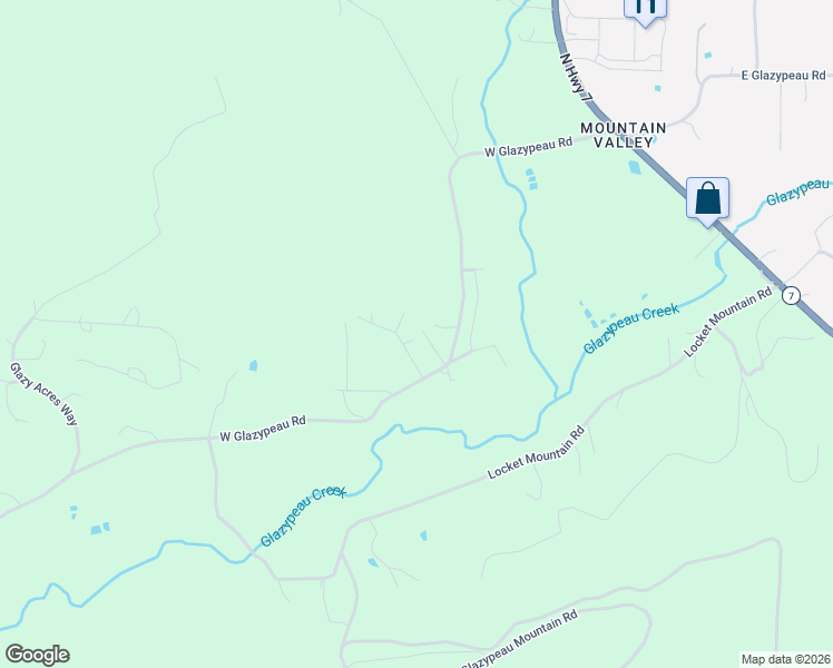 map of restaurants, bars, coffee shops, grocery stores, and more near 506 West Glazypeau Road in Hot Springs Village
