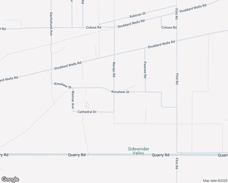 map of restaurants, bars, coffee shops, grocery stores, and more near 20532 Navajo Road in Apple Valley
