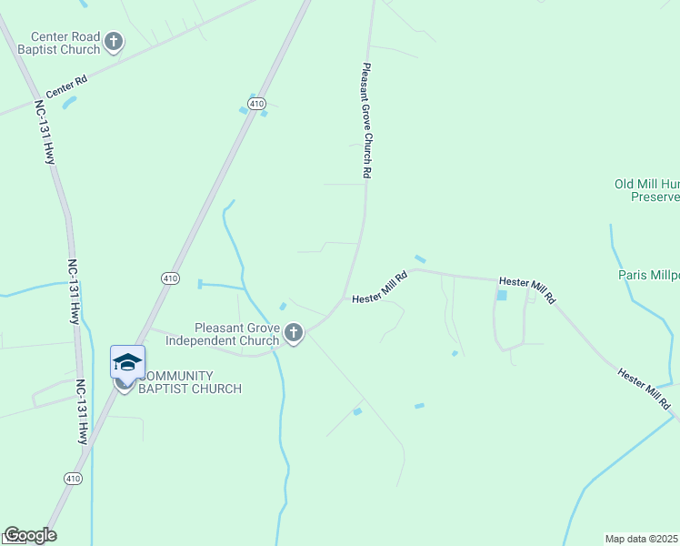 map of restaurants, bars, coffee shops, grocery stores, and more near Pleasant Grove Church Road in Elizabethtown