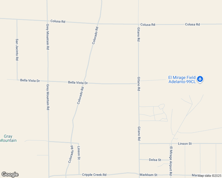 map of restaurants, bars, coffee shops, grocery stores, and more near 2551 Bella Vista Drive in El Mirage