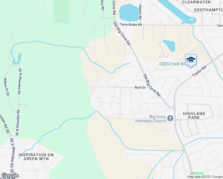 map of restaurants, bars, coffee shops, grocery stores, and more near 228-284 Byrd Drive in Owens Cross Roads