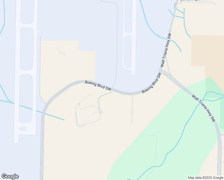 map of restaurants, bars, coffee shops, grocery stores, and more near Boeing Boulevard Southwest in Huntsville