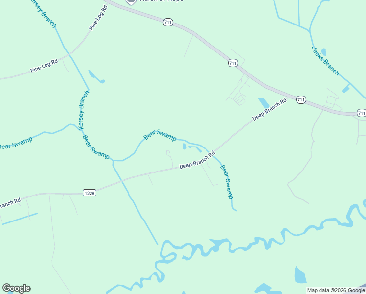 map of restaurants, bars, coffee shops, grocery stores, and more near 636 Deep Branch Road in Lumberton