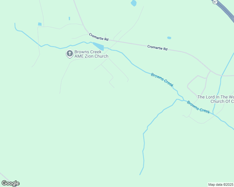 map of restaurants, bars, coffee shops, grocery stores, and more near Blue Moon Drive in Bladen County