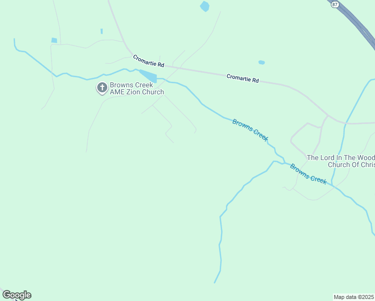 map of restaurants, bars, coffee shops, grocery stores, and more near Blue Moon Drive in Bladen County