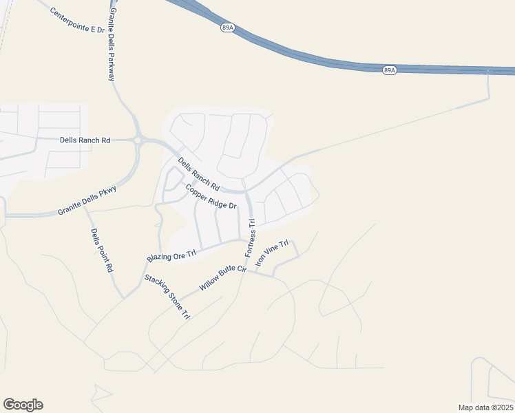 map of restaurants, bars, coffee shops, grocery stores, and more near 3383 Iron King Circle in Prescott