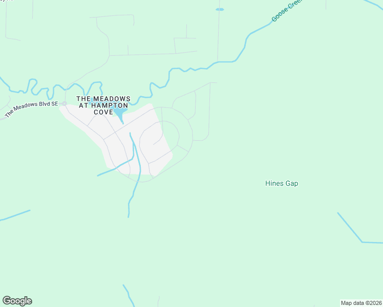 map of restaurants, bars, coffee shops, grocery stores, and more near Goose Ridge Drive Southeast in Owens Cross Roads