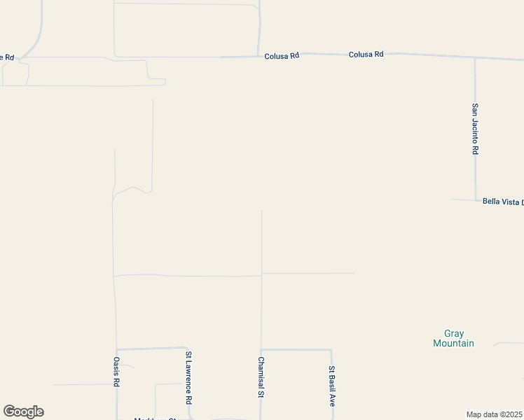 map of restaurants, bars, coffee shops, grocery stores, and more near Chamisal Street in San Bernardino County