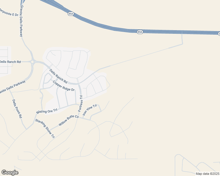 map of restaurants, bars, coffee shops, grocery stores, and more near 3291 Iron King Circle in Prescott