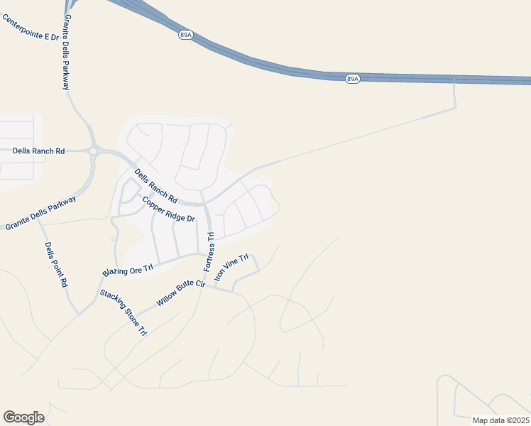 map of restaurants, bars, coffee shops, grocery stores, and more near 5209 Meandering Trail in Prescott