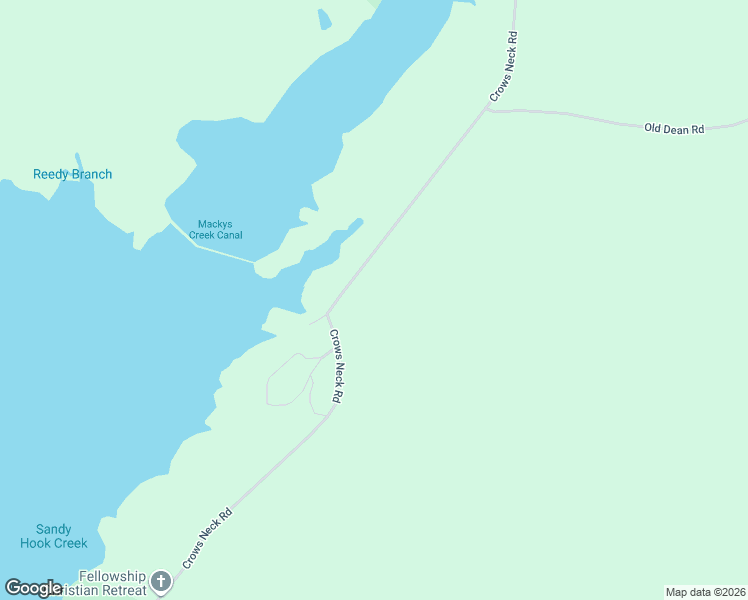 map of restaurants, bars, coffee shops, grocery stores, and more near 2-14 Crows Neck Road in Tishomingo