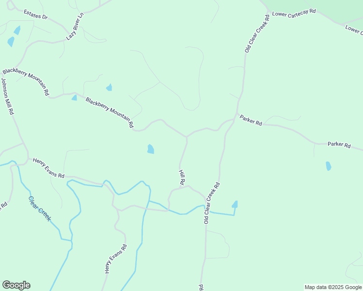 map of restaurants, bars, coffee shops, grocery stores, and more near 54 Hill Road in Ellijay
