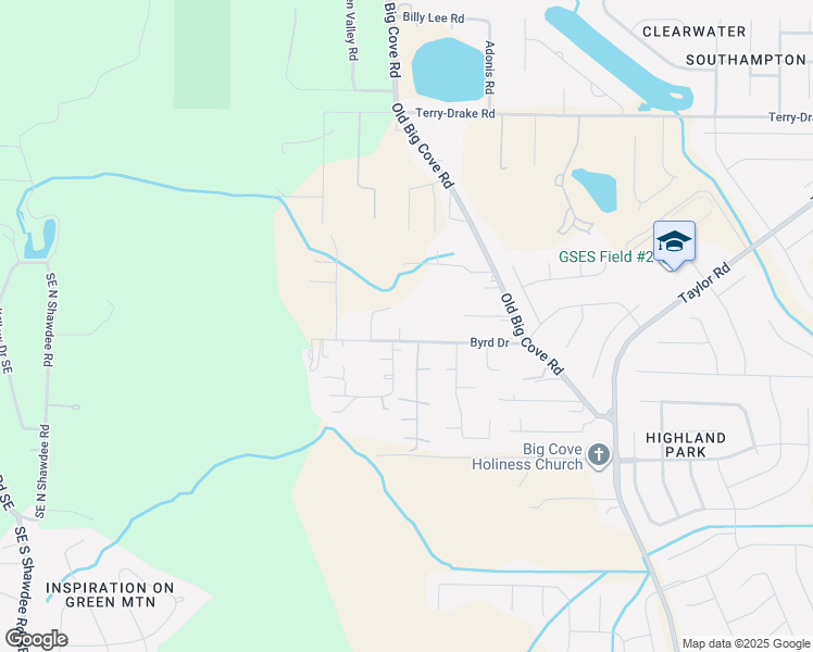 map of restaurants, bars, coffee shops, grocery stores, and more near 209 Byrd Drive in Owens Cross Roads