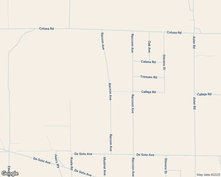 map of restaurants, bars, coffee shops, grocery stores, and more near 16980 Raccoon Avenue in Adelanto