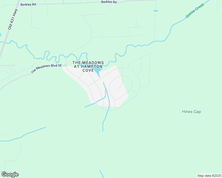 map of restaurants, bars, coffee shops, grocery stores, and more near 8119 Trail Meadow Drive Southeast in Owens Cross Roads