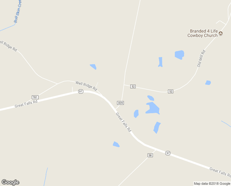 map of restaurants, bars, coffee shops, grocery stores, and more near 1842 Brown Road in Richburg