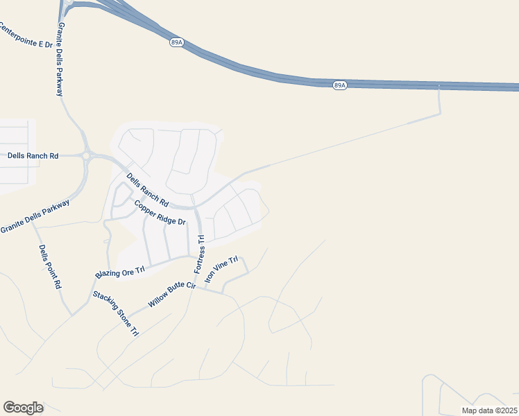 map of restaurants, bars, coffee shops, grocery stores, and more near 3304 Iron King Circle in Prescott