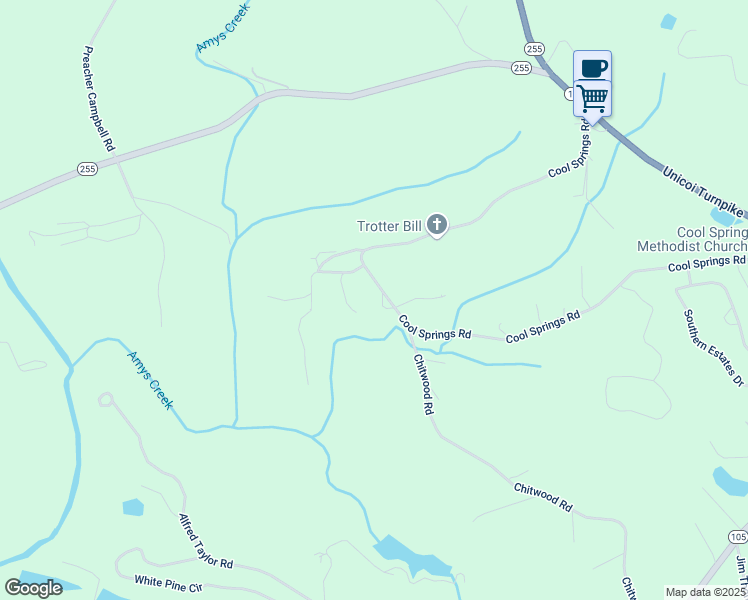 map of restaurants, bars, coffee shops, grocery stores, and more near 111 Be-A-Be Drive in Clarkesville