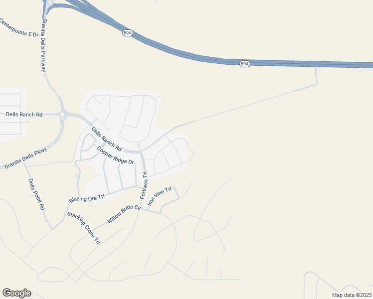 map of restaurants, bars, coffee shops, grocery stores, and more near 3306 Iron King Circle in Prescott