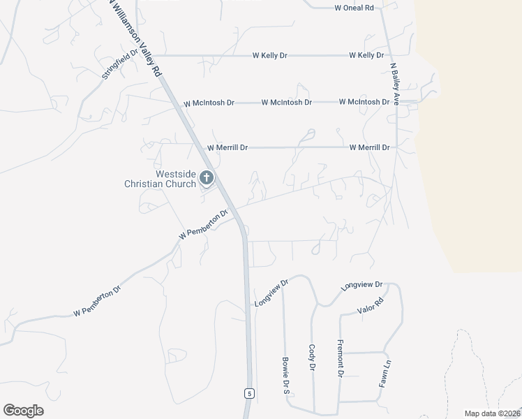 map of restaurants, bars, coffee shops, grocery stores, and more near 1575 West Cliff Rose Road in Prescott