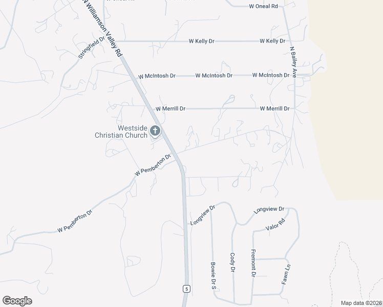 map of restaurants, bars, coffee shops, grocery stores, and more near 1575 West Cliff Rose Road in Prescott