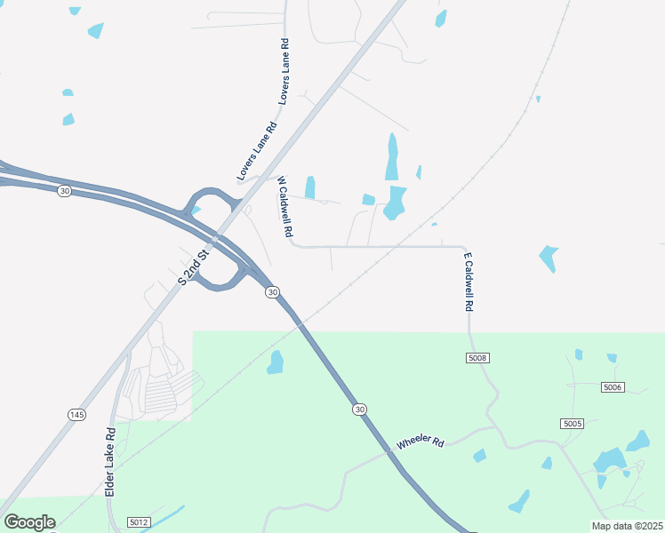 map of restaurants, bars, coffee shops, grocery stores, and more near 209 West Caldwell Road in Booneville