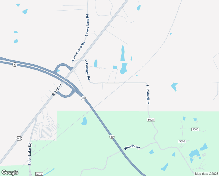 map of restaurants, bars, coffee shops, grocery stores, and more near 209 West Caldwell Road in Booneville