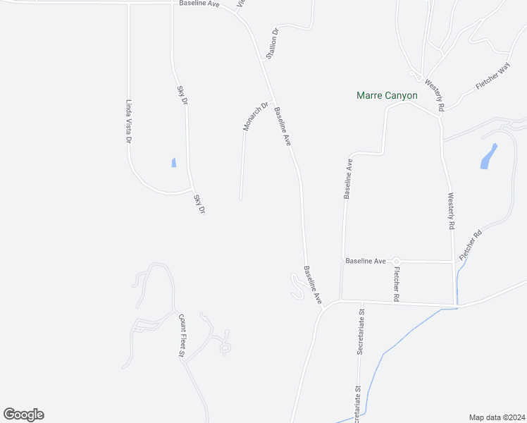 map of restaurants, bars, coffee shops, grocery stores, and more near 1516 Monarch Drive in Santa Ynez