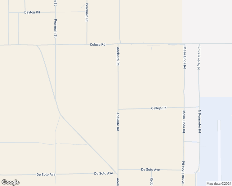 map of restaurants, bars, coffee shops, grocery stores, and more near Adelanto Road in Adelanto