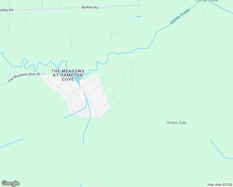 map of restaurants, bars, coffee shops, grocery stores, and more near 8010 Farm Meadow Drive Southeast in Owens Cross Roads