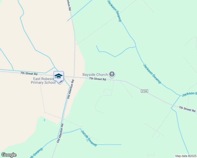 map of restaurants, bars, coffee shops, grocery stores, and more near 7th Street Road in Robeson County