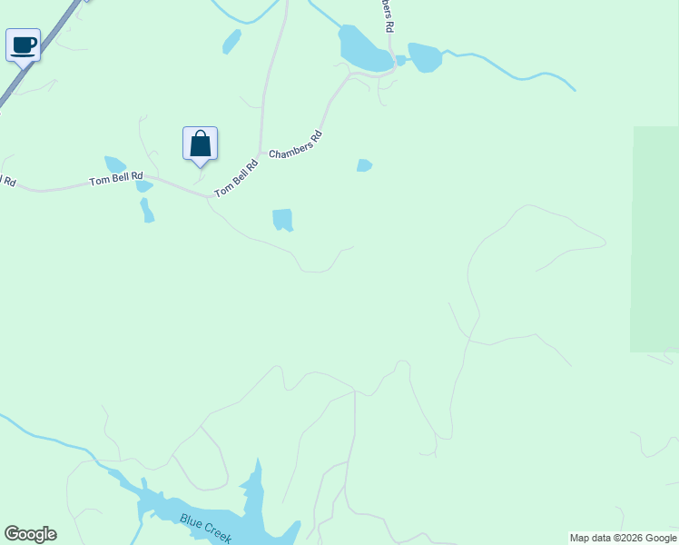 map of restaurants, bars, coffee shops, grocery stores, and more near 422 East J Biggers Road in Cleveland