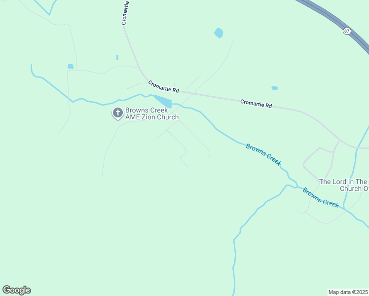 map of restaurants, bars, coffee shops, grocery stores, and more near Blue Moon Drive in Bladen County
