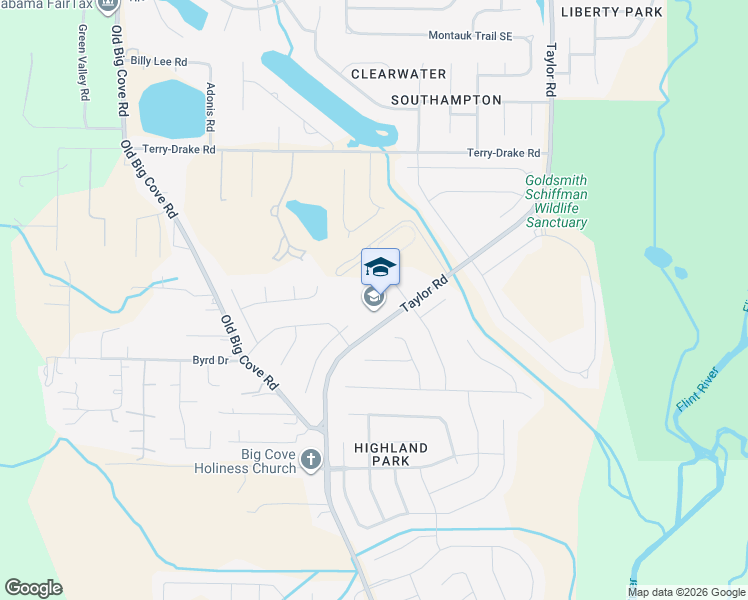 map of restaurants, bars, coffee shops, grocery stores, and more near 1210 Taylor Road in Owens Cross Roads