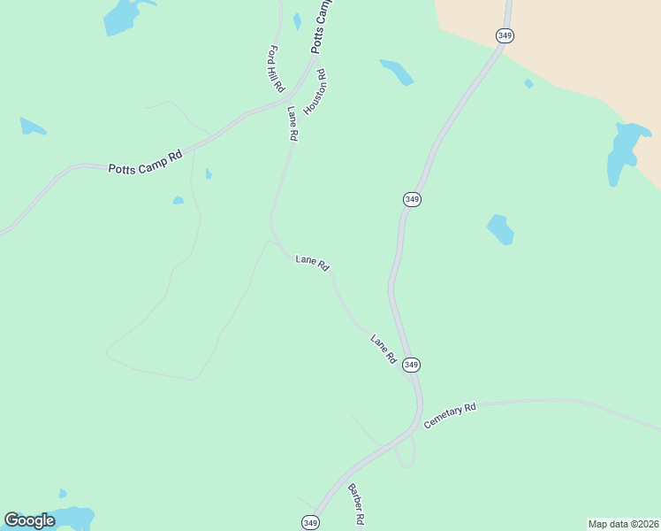 map of restaurants, bars, coffee shops, grocery stores, and more near 301 Lane Road in Potts Camp