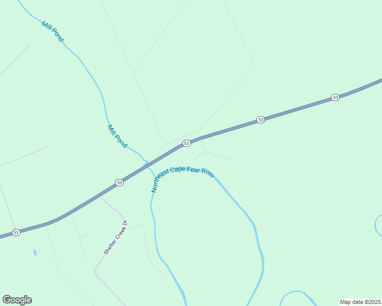 map of restaurants, bars, coffee shops, grocery stores, and more near 9945 North Carolina 53 in Burgaw